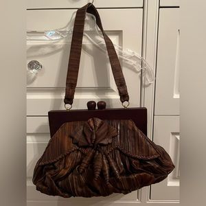 Anthony Luciano brown leather bag NEW
